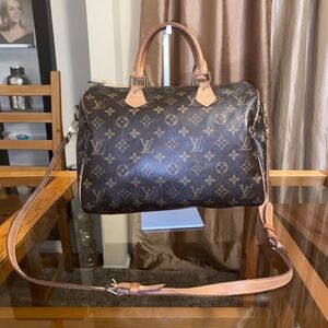 ❤️LOUIS VUITTON❤️SPEEDY 30 BANDOLIER❤️